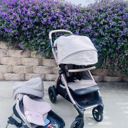 Peg Perego Stroller + Car seat Base And Fabric