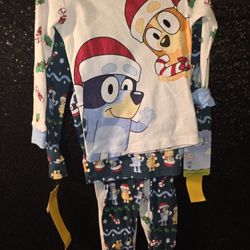 Bluey Chrismas 4 Pcs Pj Set