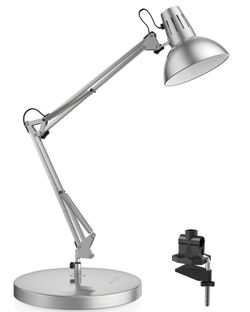 Metal Desk Lamp, Adjustable Goose Neck Architect Table Lamp