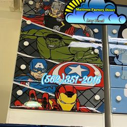 Avengers Five Drawer Dresser Chest Compressed 