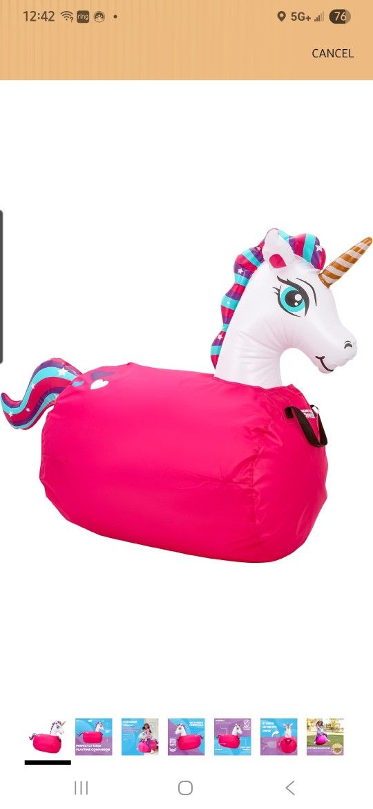 Waddle Large Inflatable Bouncy Hopper
