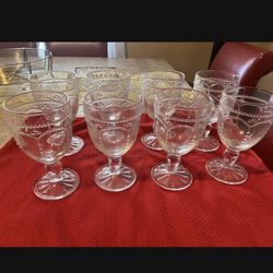 Set De 8 Copas Marbella Usadas En Perfecto Estado 