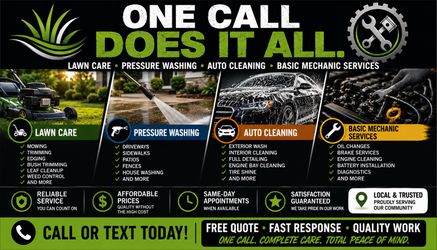 One Call Does It All.