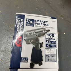 Campbell Hausfeld CH 3/8 inch Air Impact Wrench TL0549 brand New