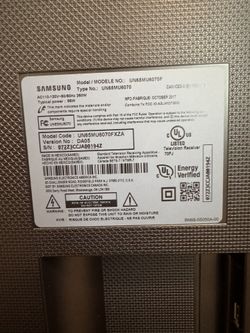 Samsung UN65MU6070F Television