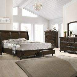 Queen Size Bedroom Set With Storage 