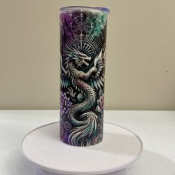 Dragon Design, 20 Ounce Tumblr, New,(item 222)