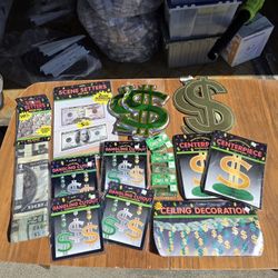 Free Money Dollar Sign Party Decor Decorations