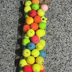 48 COLORFUL GOLF BALLS 4 Dozen Titleist Callaway Bridgestone Vice Nike