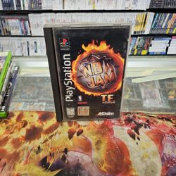 NBA Jam T.E. Tournament Edition PlayStation 1 PS1 Long Box CIB Complete In Box