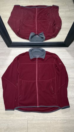 Y2K 2000s Arcteryx Burgundy Red Gamma MX Polartec Soft-Shell Jacket