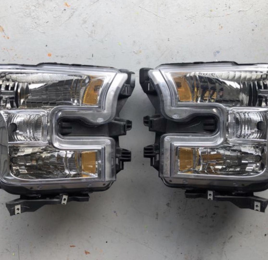 2015-2017 Ford F-150 - Driver and Passenger Side Halogen Headlight