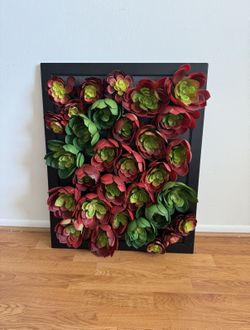 artificial succulents - frame
