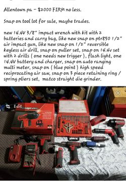Snap on tools