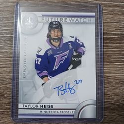 Taylor Heise 2025 Upper Deck Employee Exclusive Card - Signed