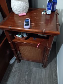 Brown night stand $25