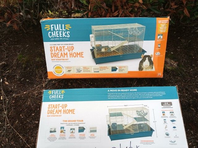 Small Animal Cage & Kit - Full Cheeks Start Up Dream Home