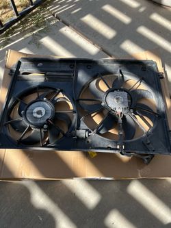 VW Audi dual radiator fans