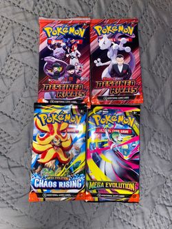 Pokémon TCG Booster Packs Lot of 4