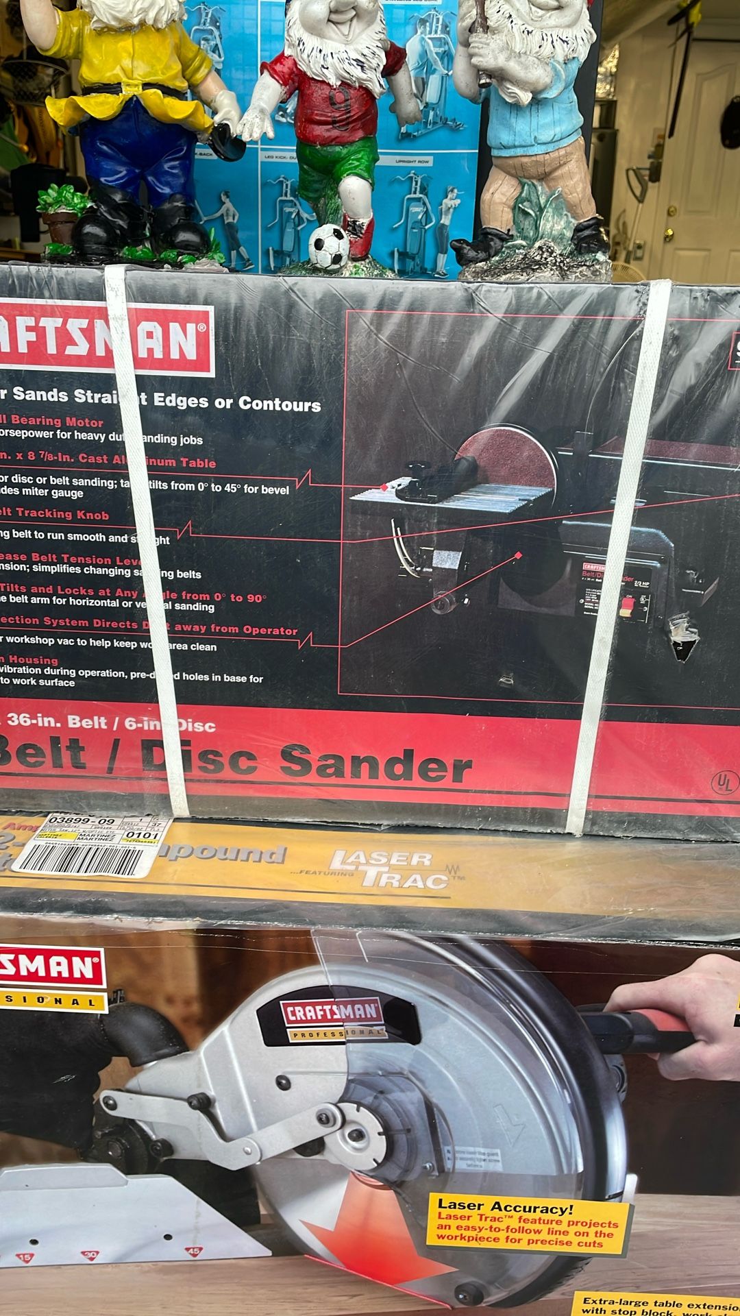 Craftsman 4”x36” Belt/6”inch Disc Sander
