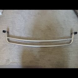 Double Shower Curtain Rod, Brushed Nickel 