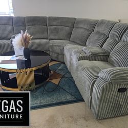 Sectional Manual Recliners/ Power Recliners Available 