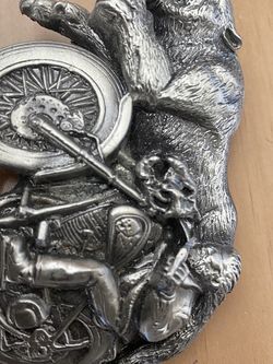 Cougar Motorcycle Belt Buckle