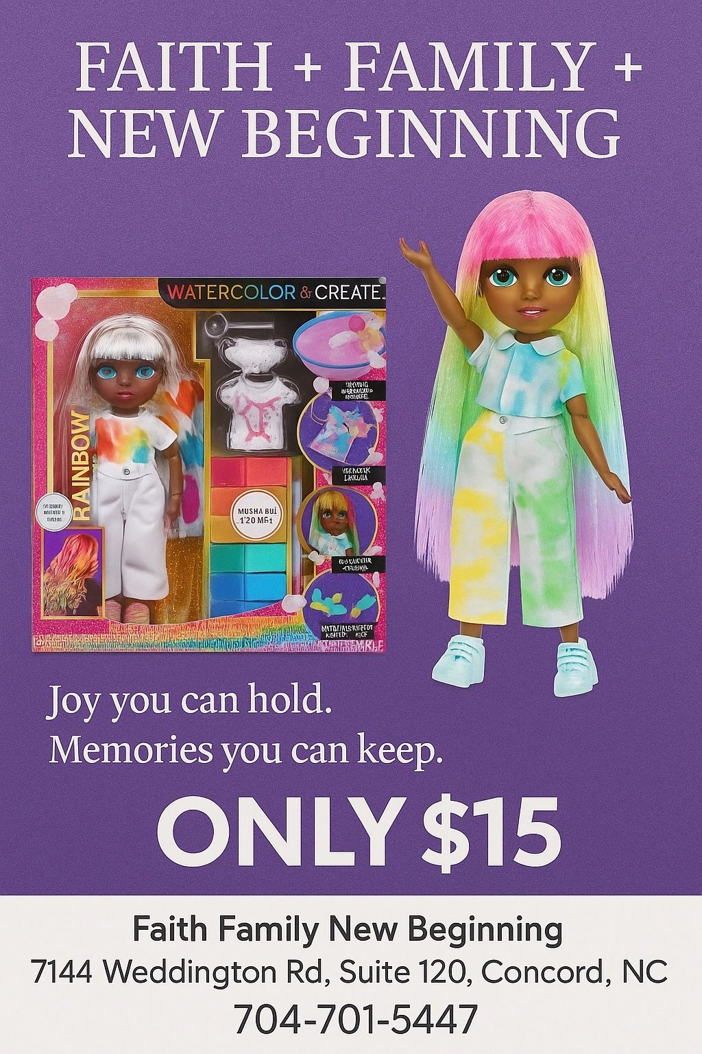 Rainbow High Watercolor & Create