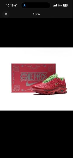 Nike Airmax Plus x One piece “Ope Ope” Devil fruit
