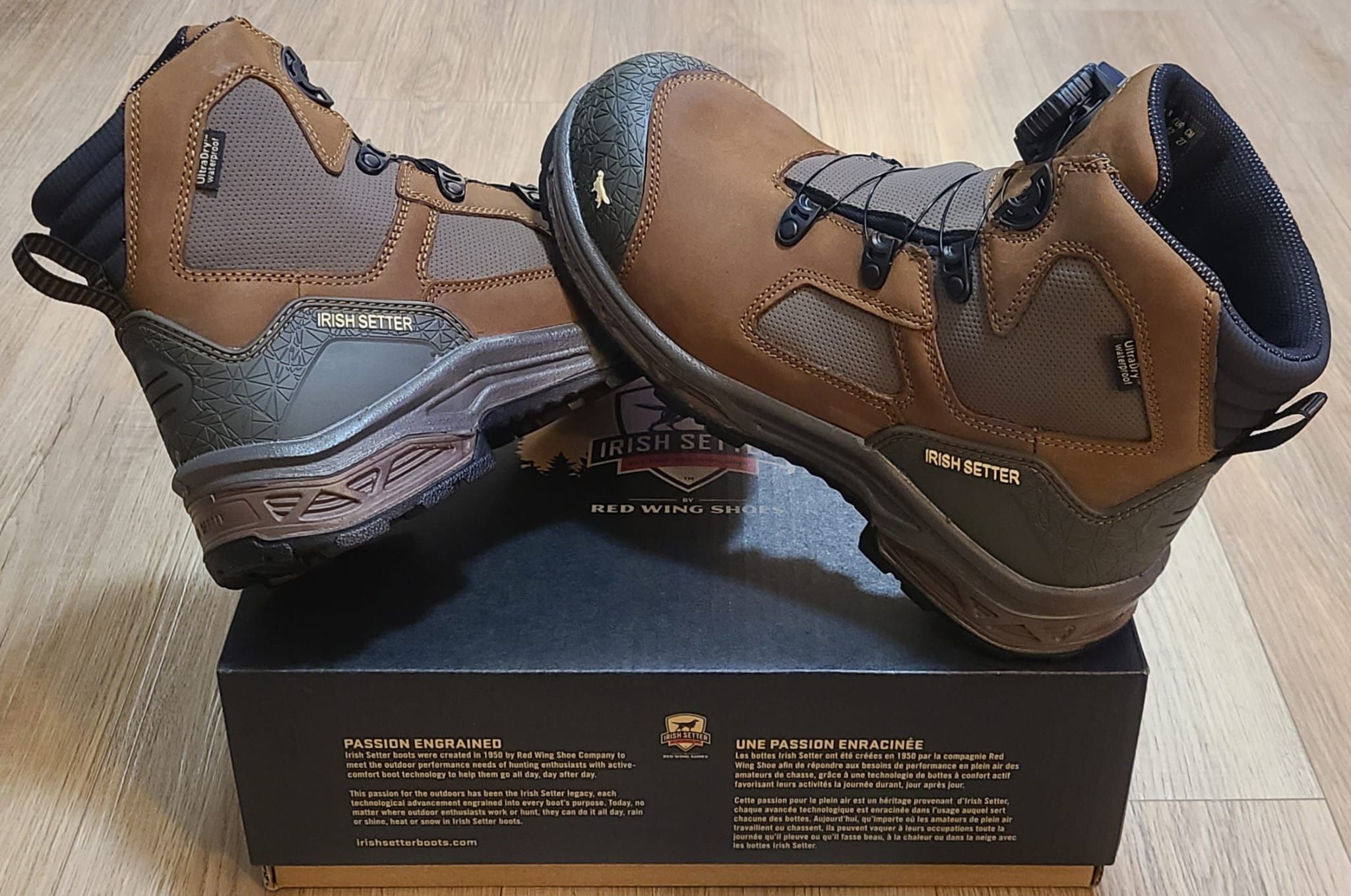 Red Wing Irish Setter Work Boots Men’s Size 9.5 Red Wing - Irish Setter Gore-Tex Moc 08864 (Men main image 2
