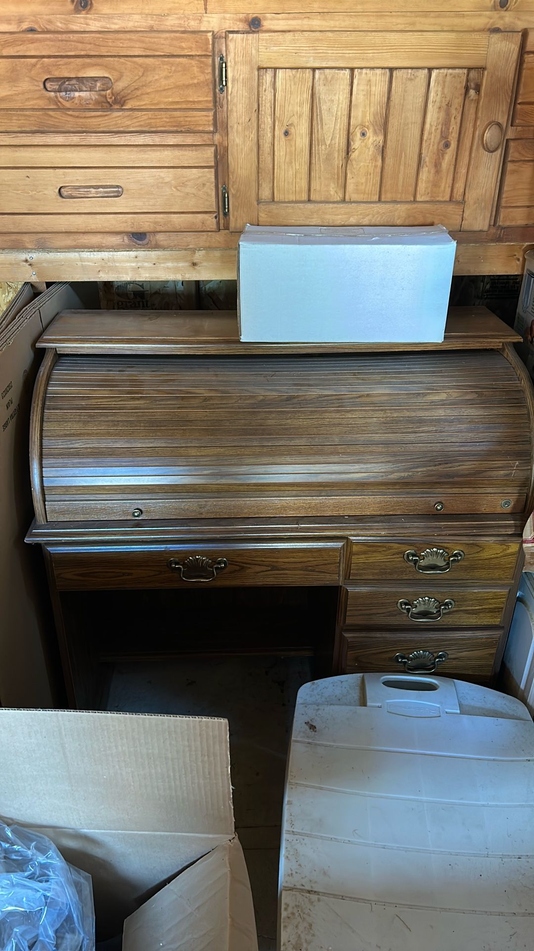Vintage Roll Top Desk