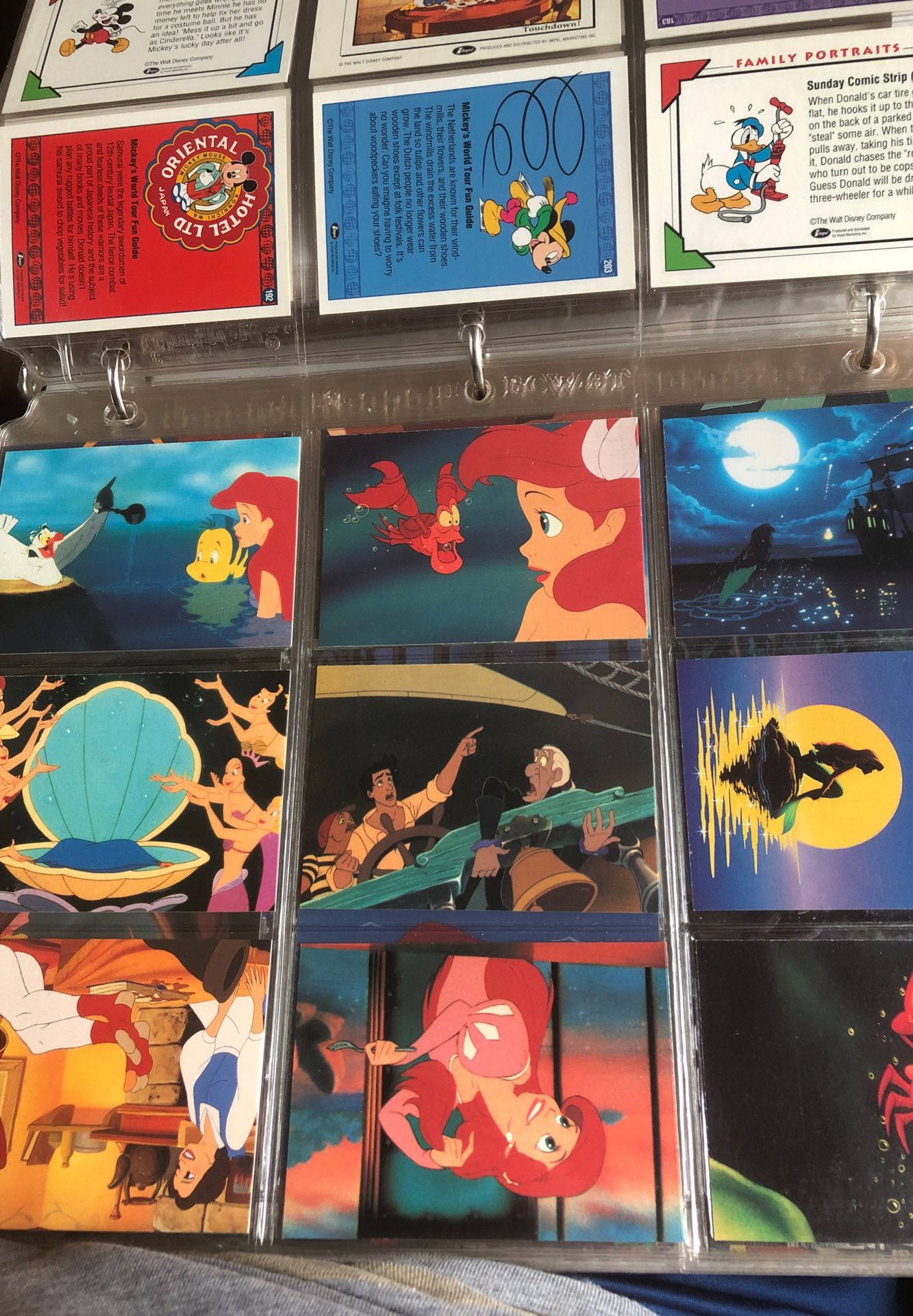 Little mermaid playing cards