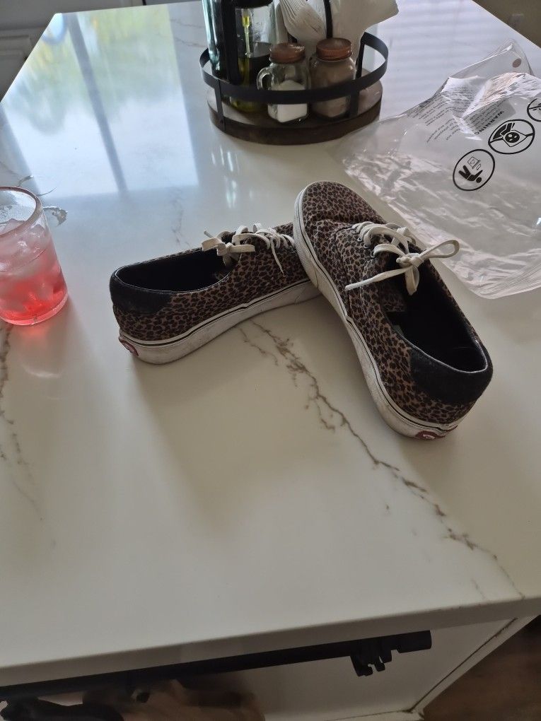 Vans Leopard Women's Vans Size 9