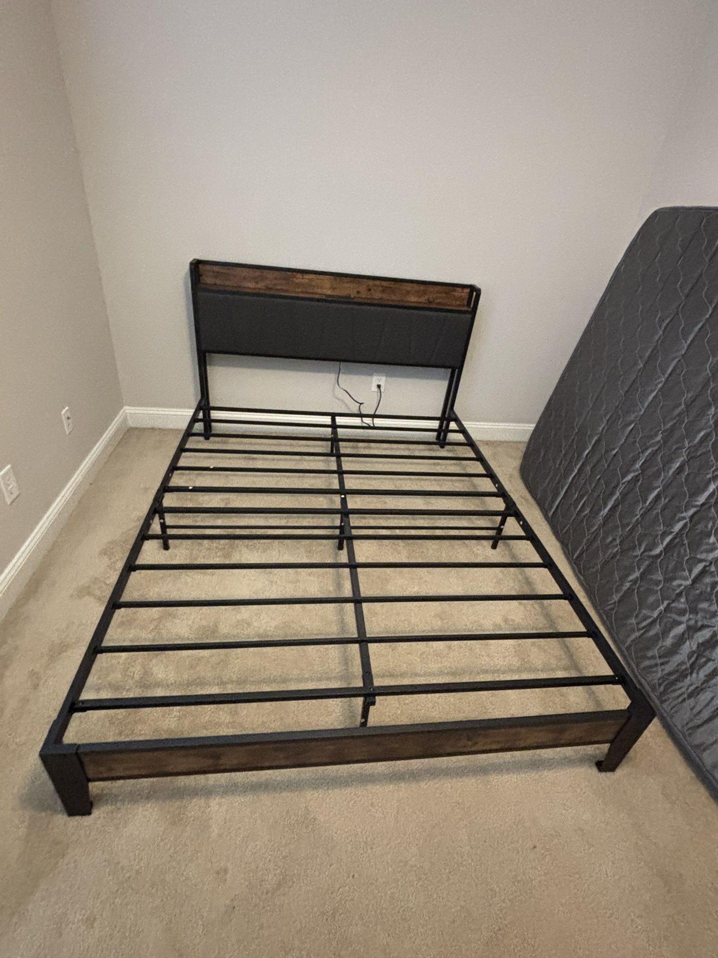 Full Bed Set with New Frame - $400