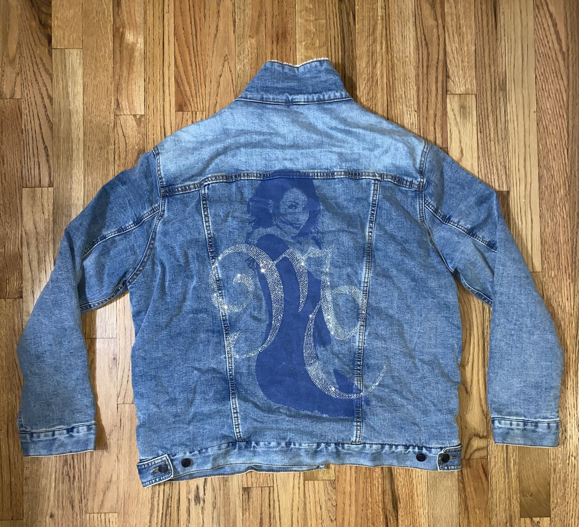  Mariah Carey Christmas Tour Denim Jean Jacket XL