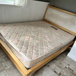 Queen Bed with Frame for Sale