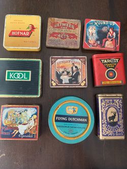 Vintage tin boxes