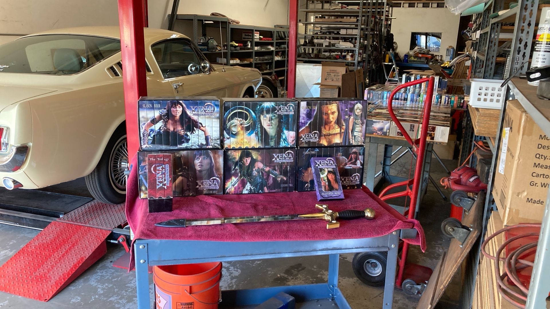 Xena VHS Seasons 1-6 Xena Trilogy Xena Sword