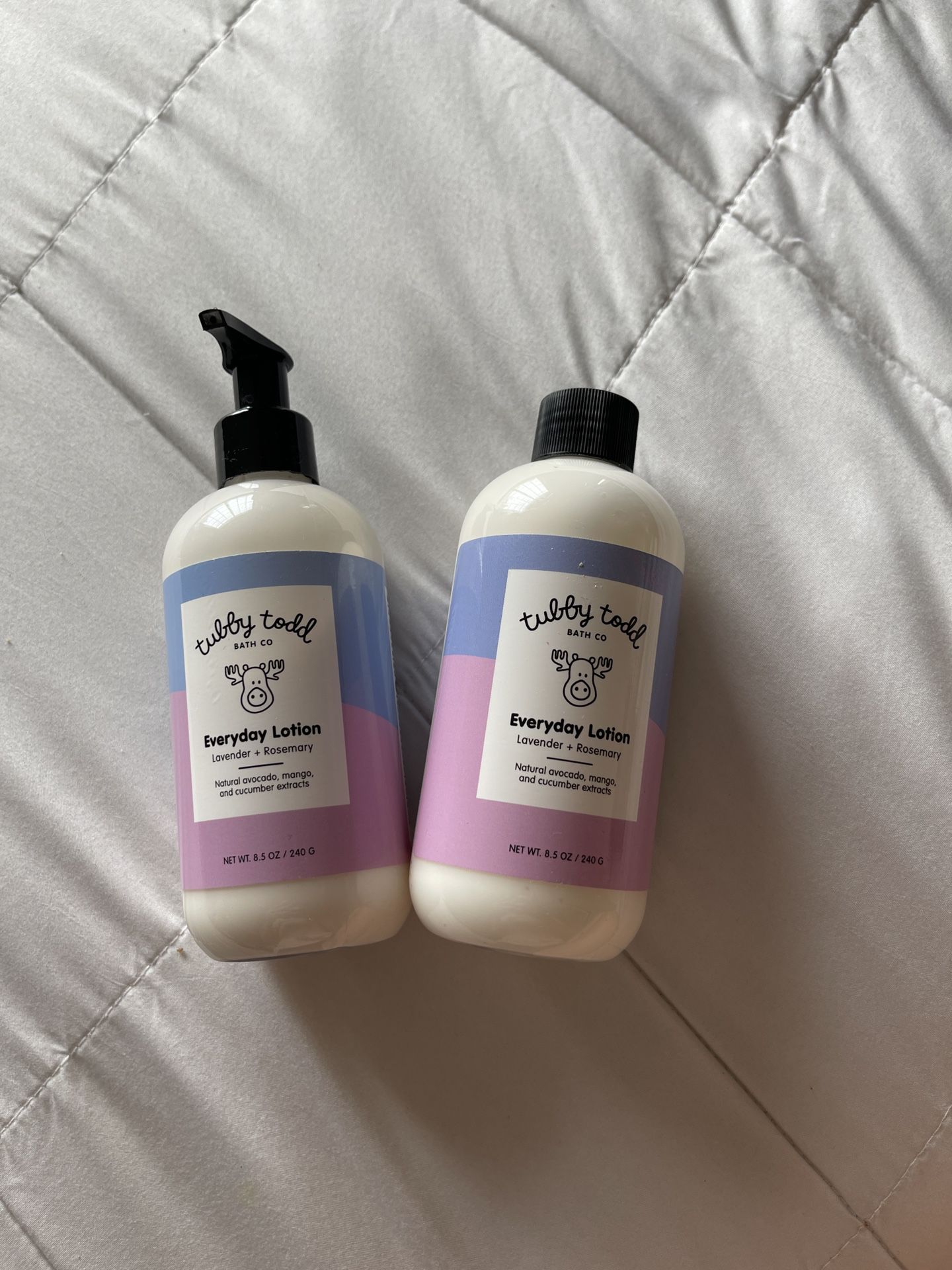 2 Tubby Todd Lotions 