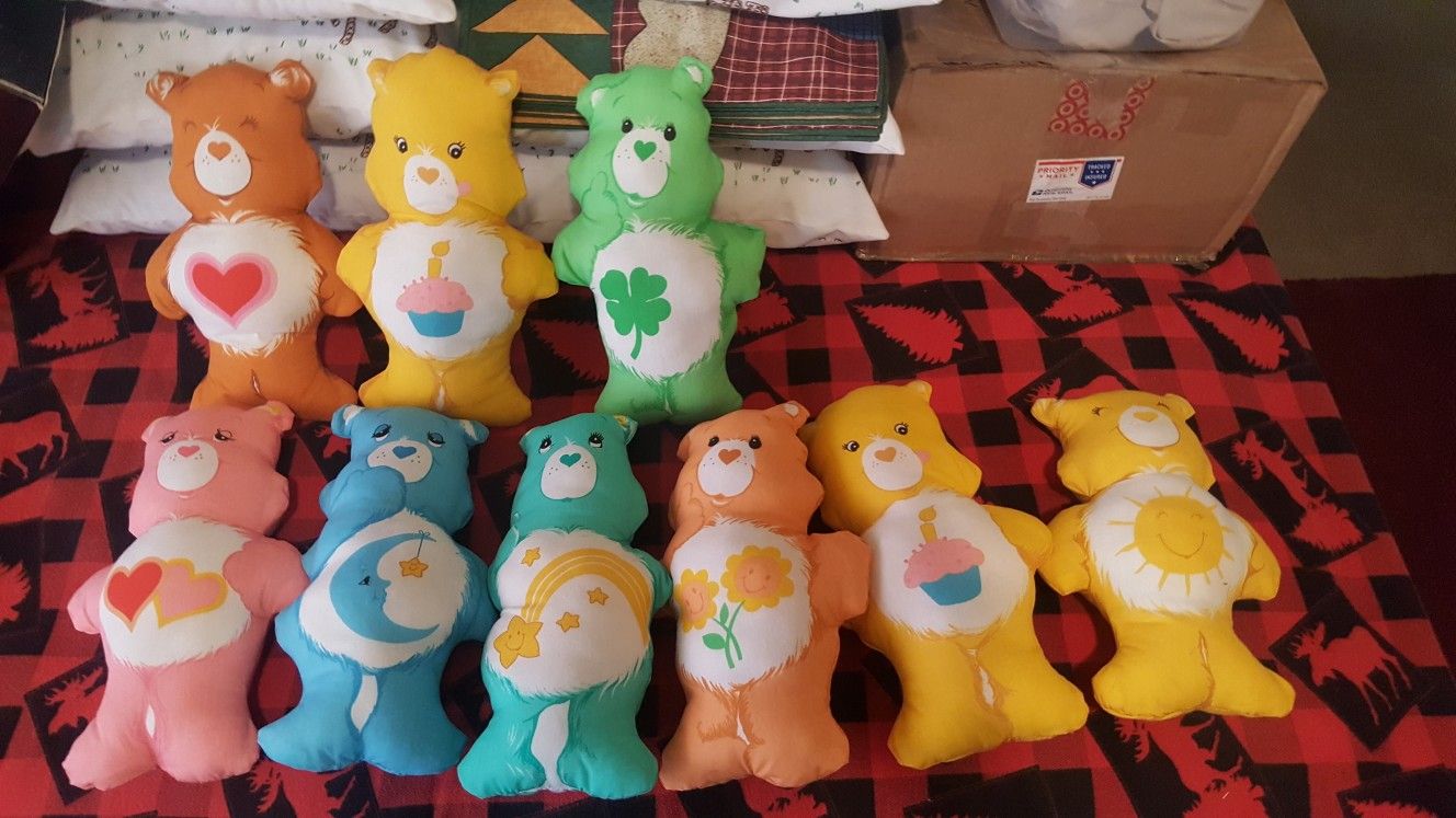 Handmade Care Bear stuffed animals