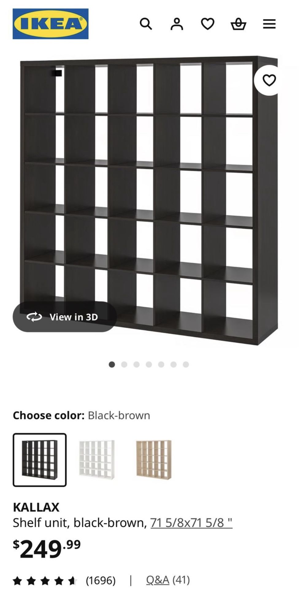 Free. IKEA Shelf 25 Organizer
