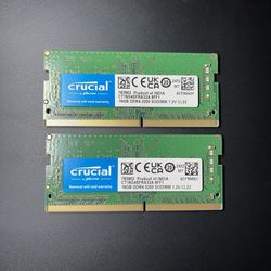 Crucial 32GB DDR4-3200MHZ Sodimm