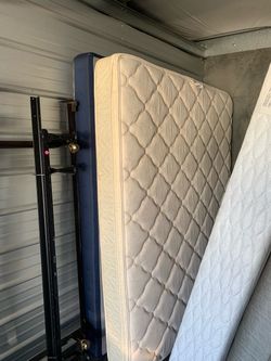 California King Bed + Metal Frame