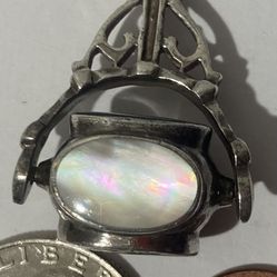 Vintage Cool Spinning Sterling Silver Pendant 