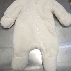 Wonder Nation Baby Bear Sherpa Pram - 6-9M - Excellent
