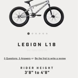 BMX bike Mongoose LEGION L18