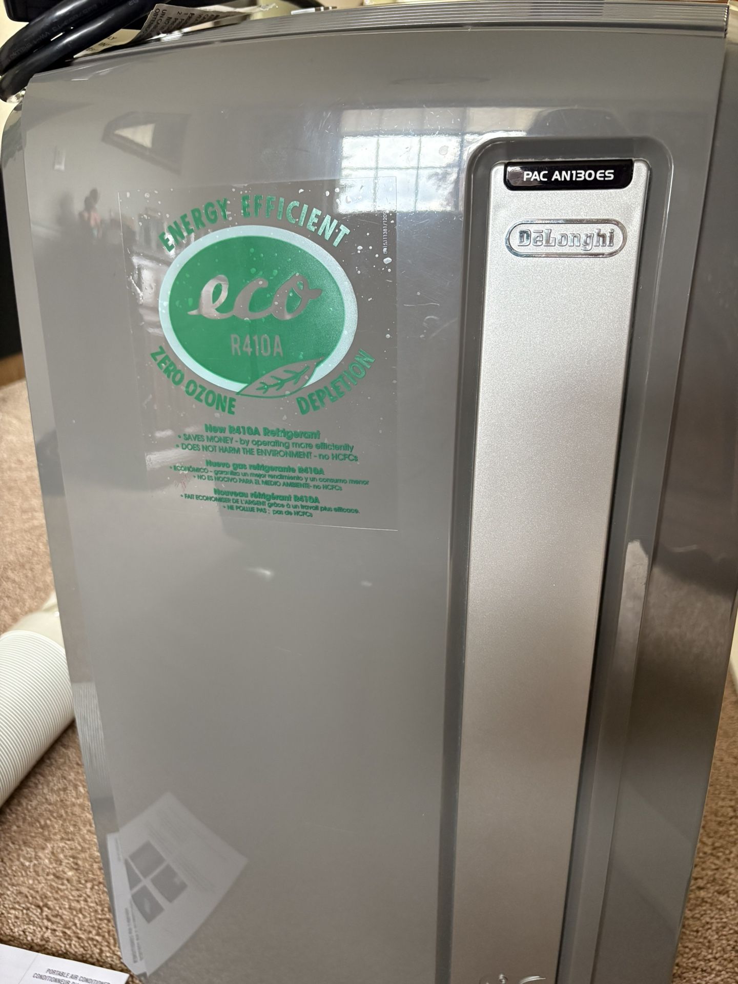 Portable A/C Unit. DeLonghi 13k BTU