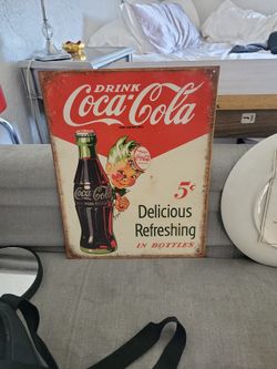 Coca Cola Tin Sign 