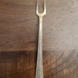 Antique Alvin silver olive fork