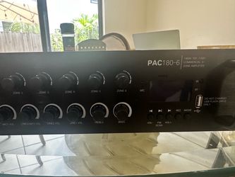 Sound Town PAC180-6 Commercial 6-Zone Amplifier 180W